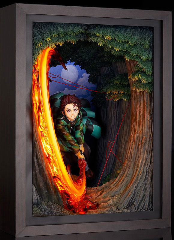 Anime Demon Slayer: Kimetsu no Yaiba Tanjiro Kamado Hinokami Kagura Dance Complete Figure (36cm)