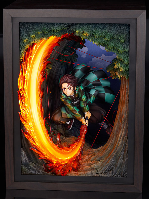Anime Demon Slayer: Kimetsu no Yaiba Tanjiro Kamado Hinokami Kagura Dance Complete Figure (36cm)