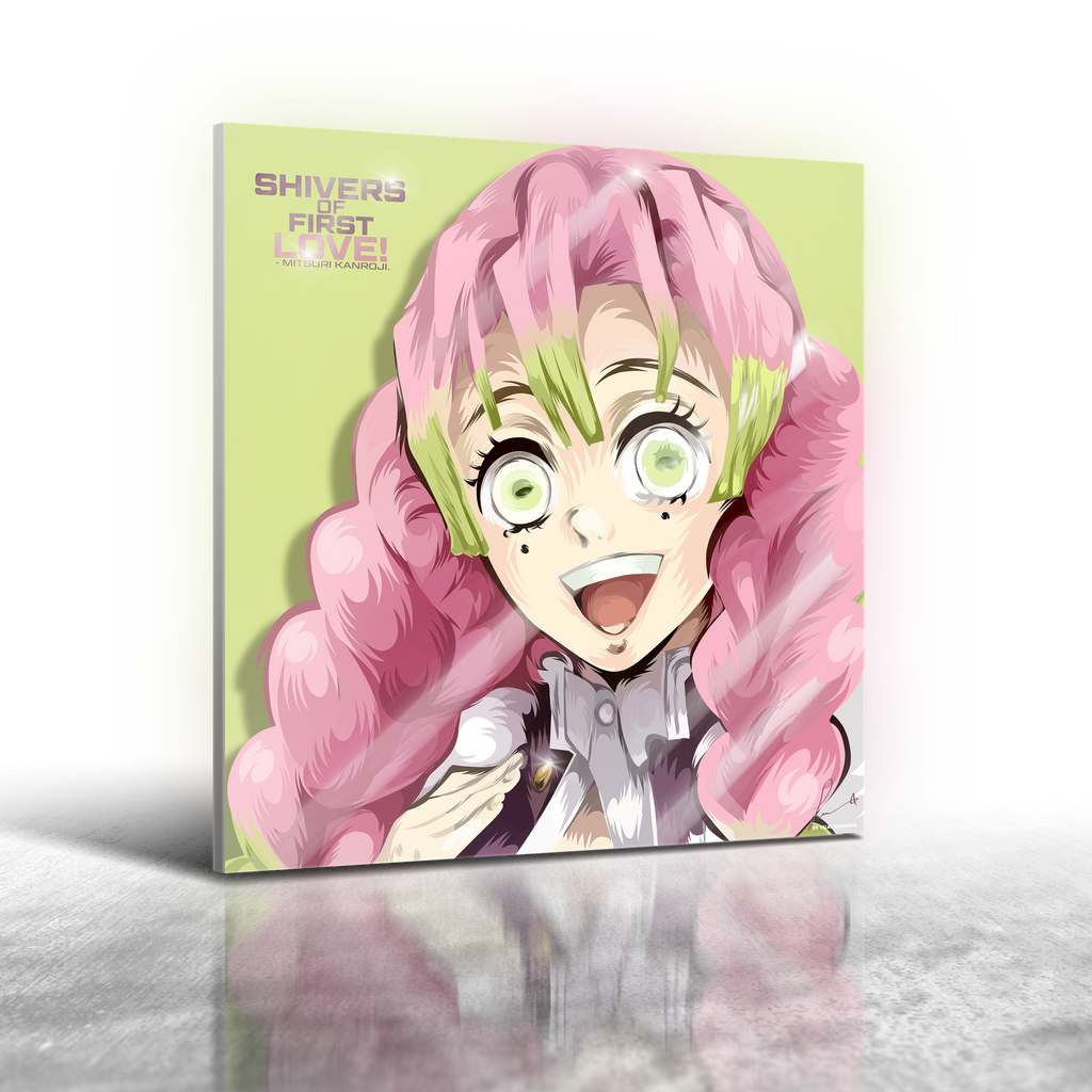 Anime Demon Slayer - Mitsuri Kanroji Frameless Art Painting (30x30cm)