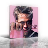 Fight Club - Tyler Durden Frameless Art Painting (30x30cm)