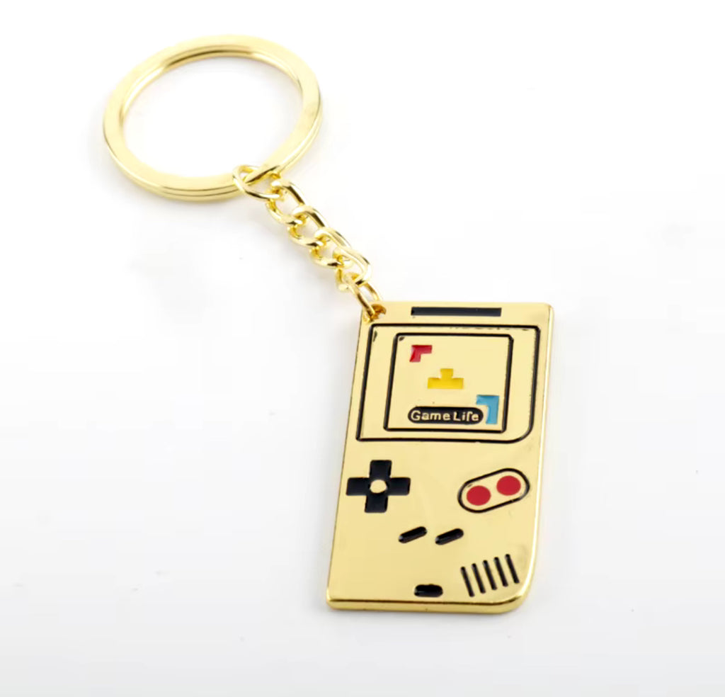 Gameboy Dorado Keychain