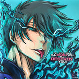 Anime Blue Lock - Rin Frameless Art Painting (30*30 cm)