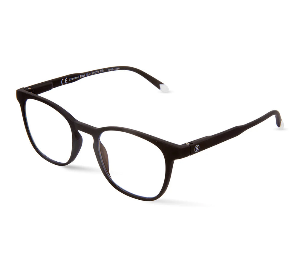 Barner Screen Glasses Dalston: Black Noir