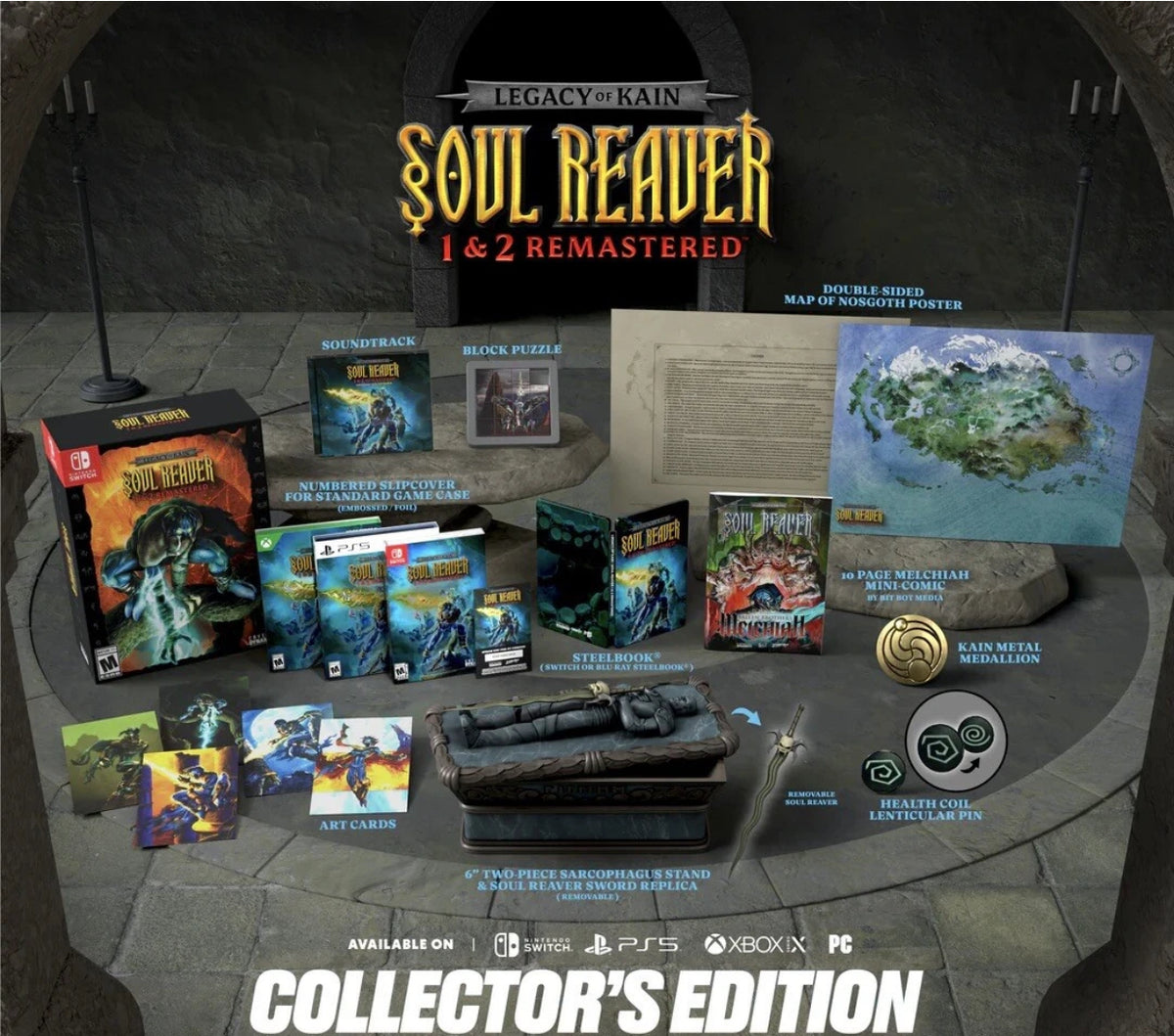[PS5] Legacy of Kain™ Soul Reaver 1&2 Remastered Collector’s Edition R1