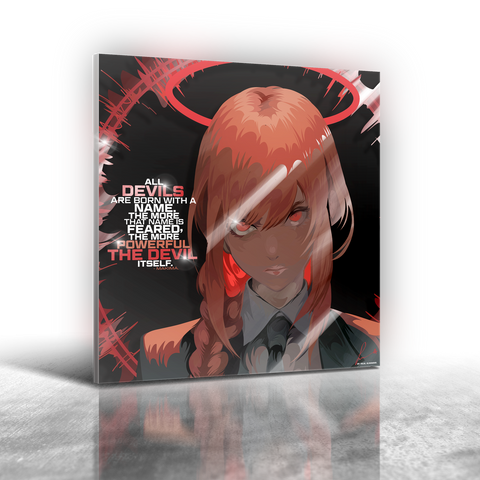 Anime The ChainsawMan - Makima Frameless Art Painting (30x30cm)