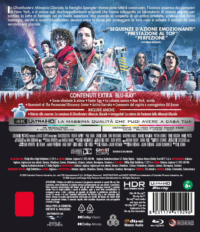 Ghostbusters: Ice Menace - Variant 1 (4K Ultra HD + Blu-Ray Disc - SteelBook)