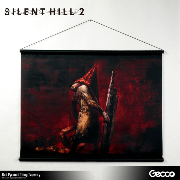 Official SILENT HILL 2 Red Pyramid Thing Wall Scroll Size B2 (W72.8cm x H51.5cm)