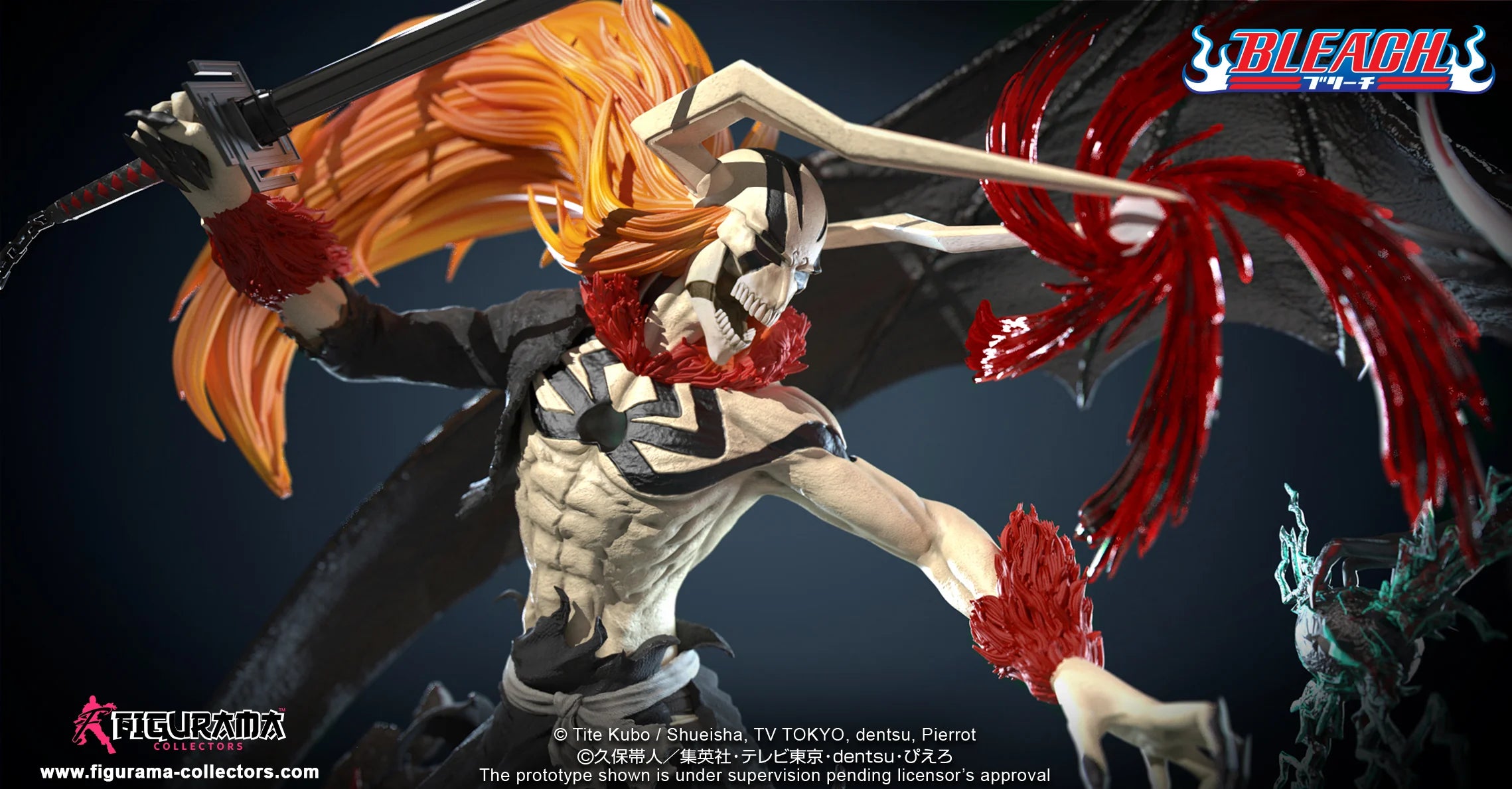 Figurama Anime Bleach Kurosaki ichigo Ulquiorra cifer 1/6 Resin Figure