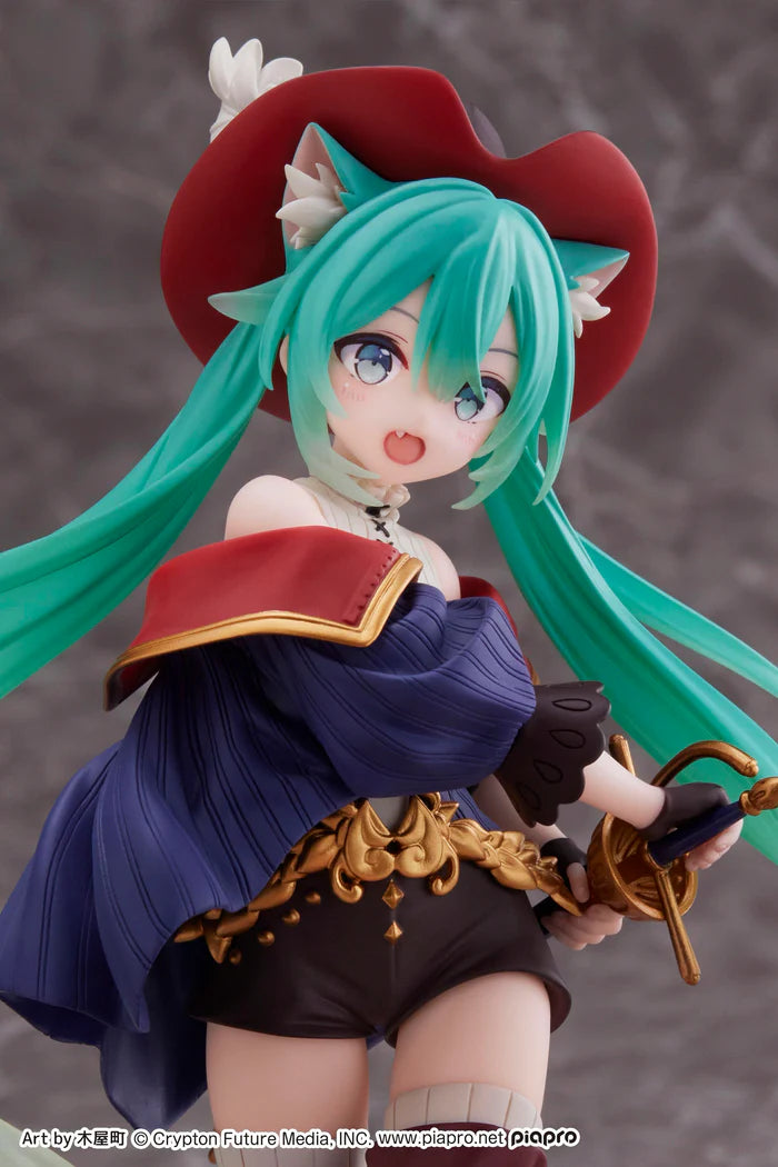 Anime Hatsune Miku - Wonderland - Cat in Boots Figure (18cm)