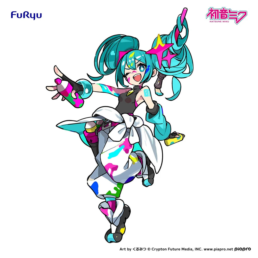 Anime Hatsune Miku Paint Girl Ver. Figure (23cm)