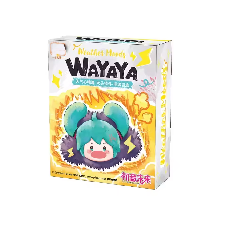 Anime Hatsune Miku Wayaya Weather Mood Plush Blind Box (1pcs)