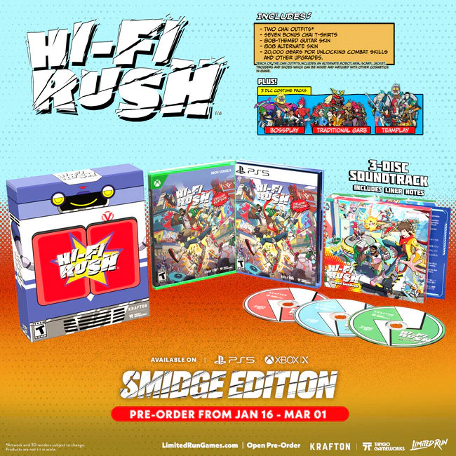 [Pre-Order] Hi-Fi RUSH Smidge Edition R1 (PS5)