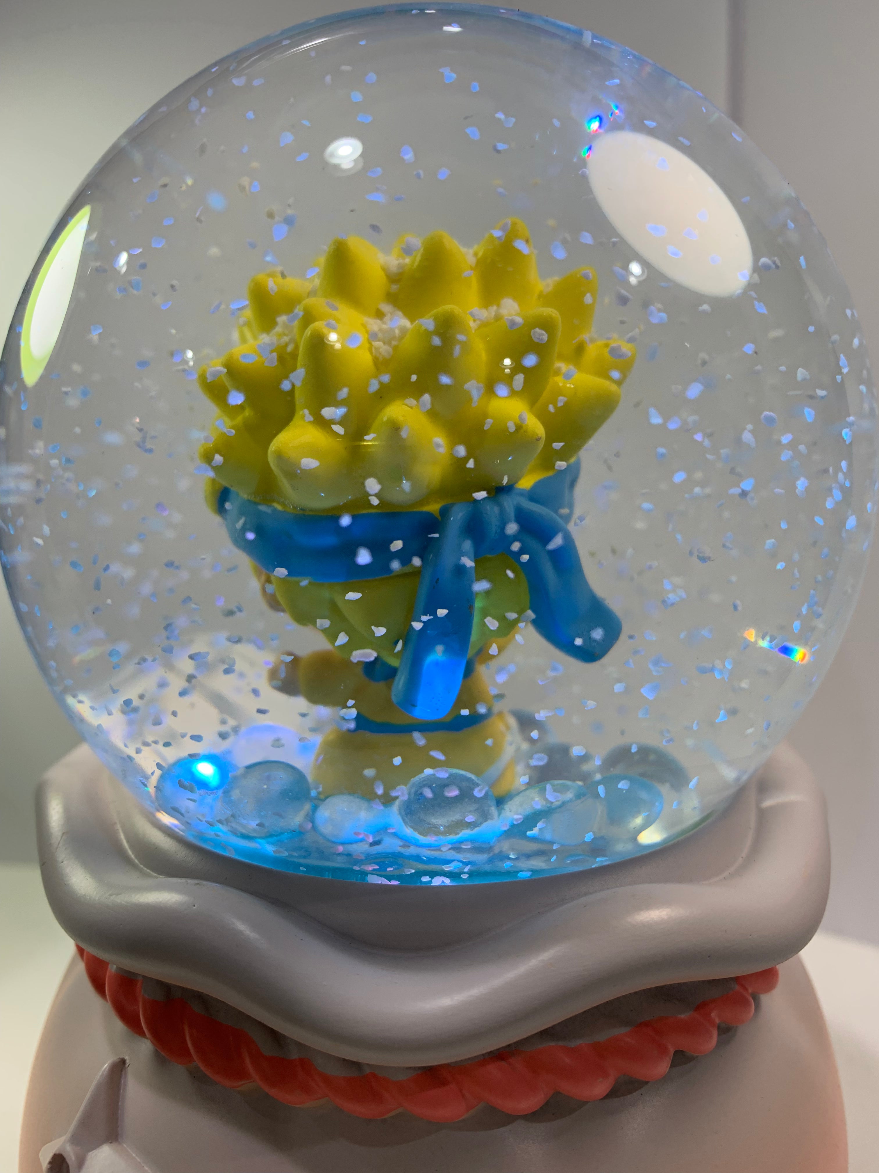 Naruto Musical Snow Globe 3D Crystal Ball, Music Box with Colorful LED Light (17cm)