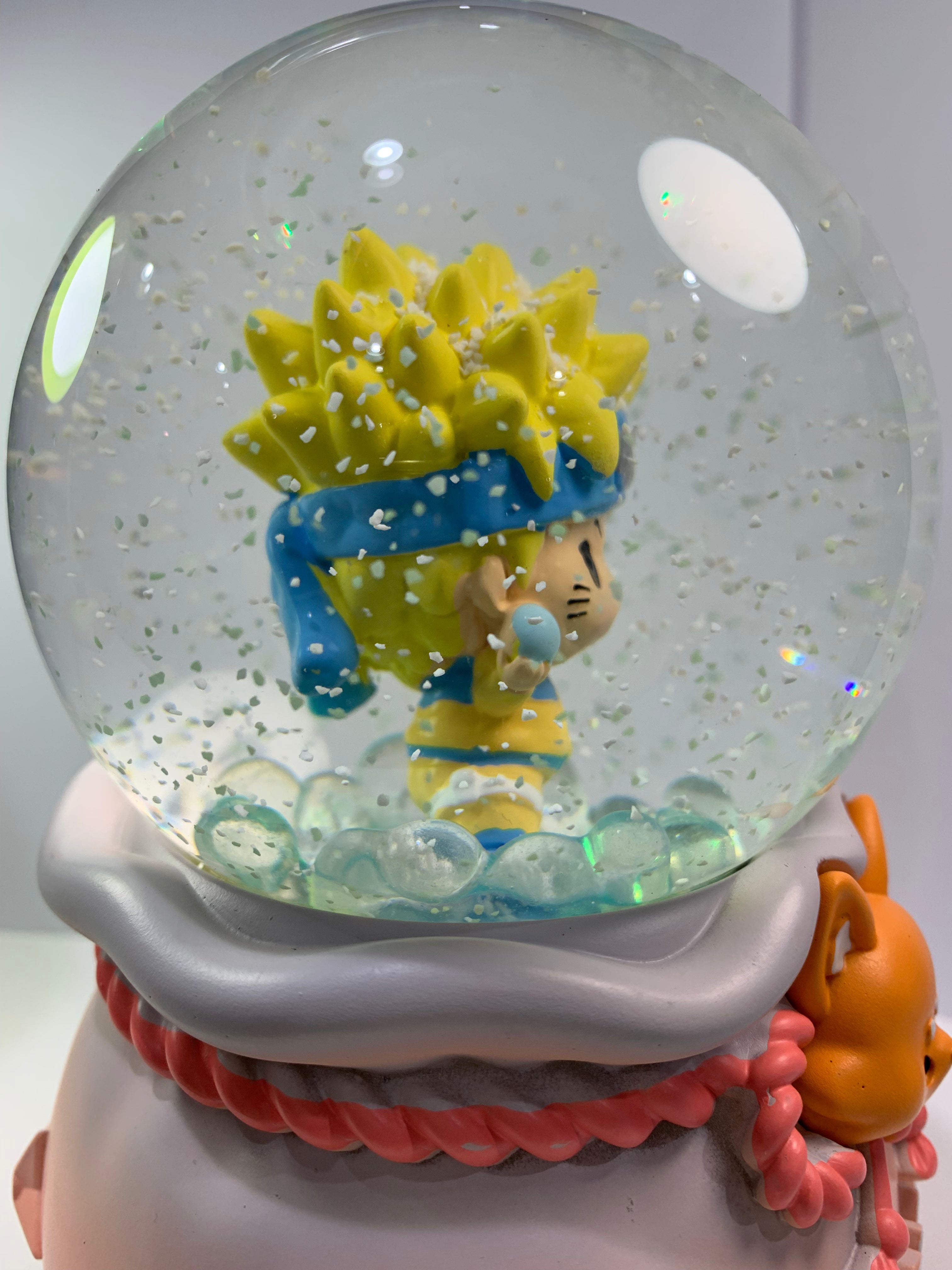 Naruto Musical Snow Globe 3D Crystal Ball, Music Box with Colorful LED Light (17cm)
