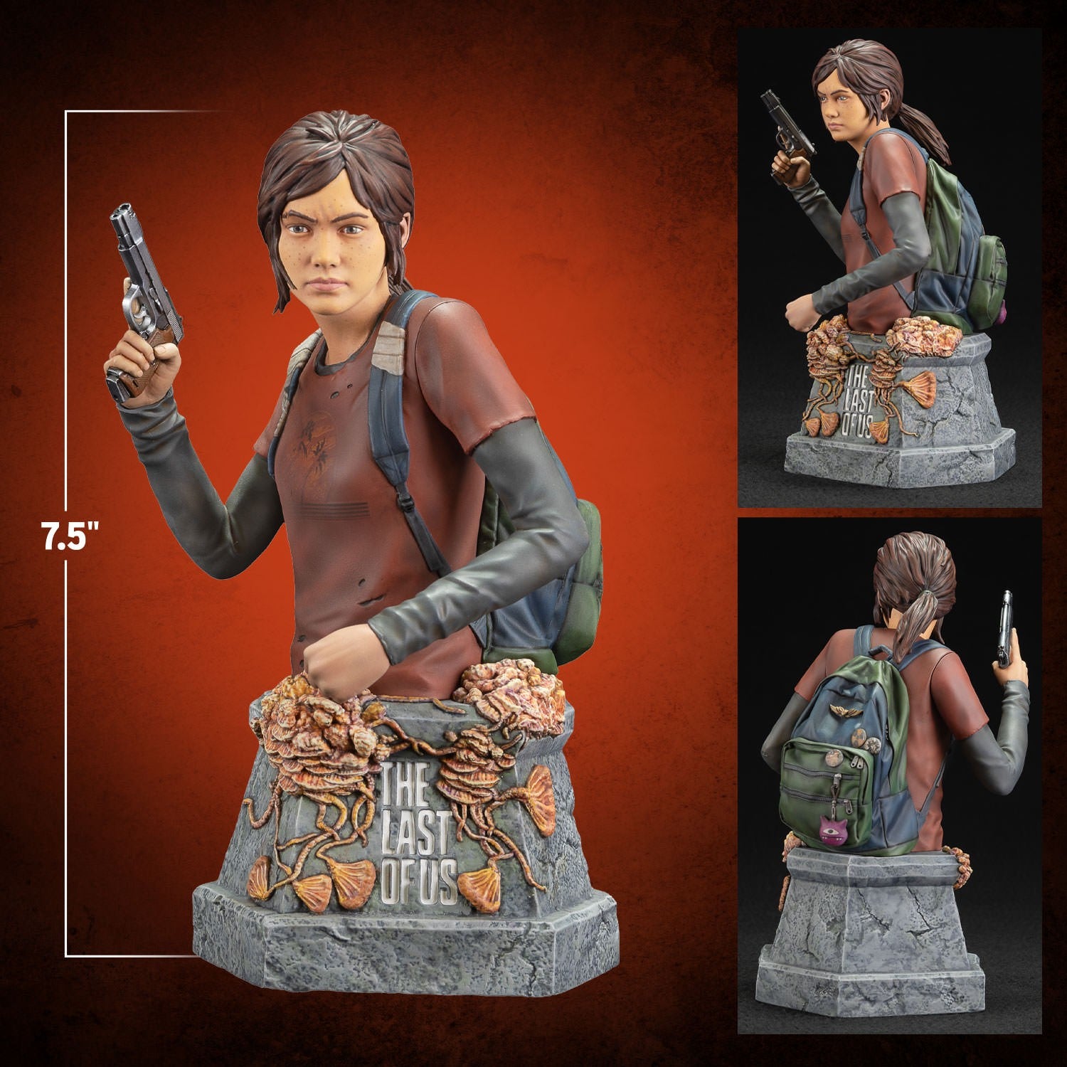 The Last of Us: Ellie with Handgun Bust (19cm)