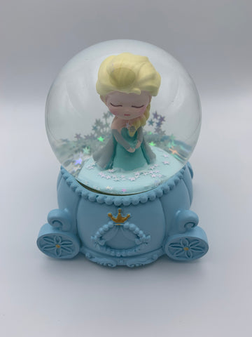 Disney Frozen Elsa Snow Globe 3D Crystal Ball With Colorful LED Light 1