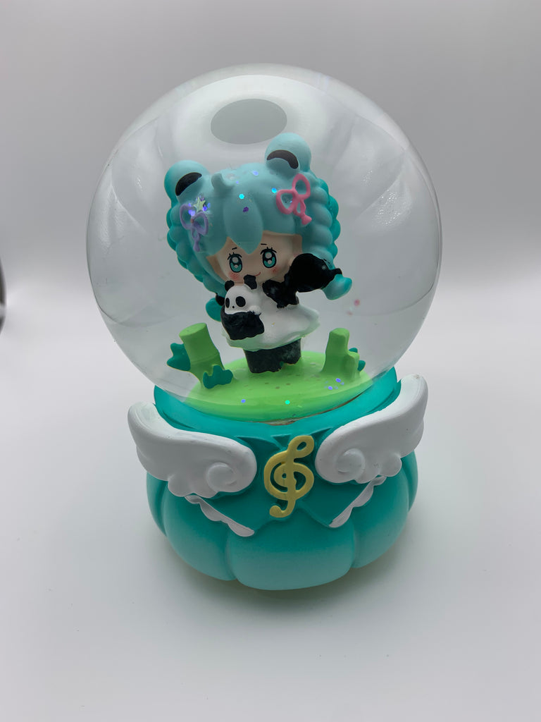 Hatsune Miku Musical Snow Globe 3D Crystal Ball, Music Box with Colorful LED Light 1 (13cm)