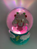 Sakura Miku Musical Snow Globe 3D Crystal Ball, Music Box with Colorful LED Light (13cm)