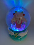 Sakura Miku Musical Snow Globe 3D Crystal Ball, Music Box with Colorful LED Light (13cm)