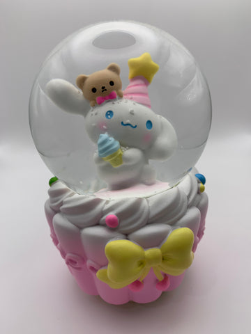 Hello Kitty Musical Snow Globe 3D Crystal Ball, Music Box with Colorful LED Light Mini