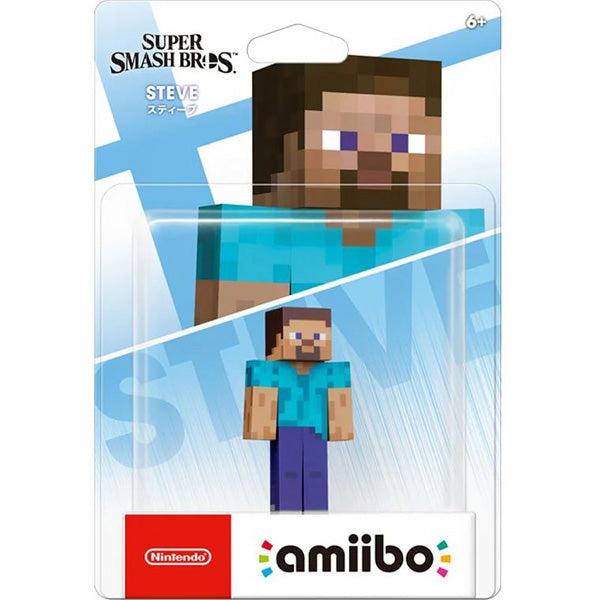 Amiibo Super Smash Bros Minecraft Steve