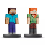 Amiibo Super Smash Bros Minecraft Steve and Alex 2 Pack