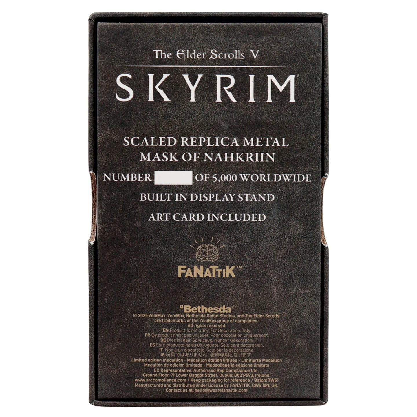 Official The Elder Scrolls V: Skyrim Nahkriin Dragon Priest Limited Edition Mask Replica