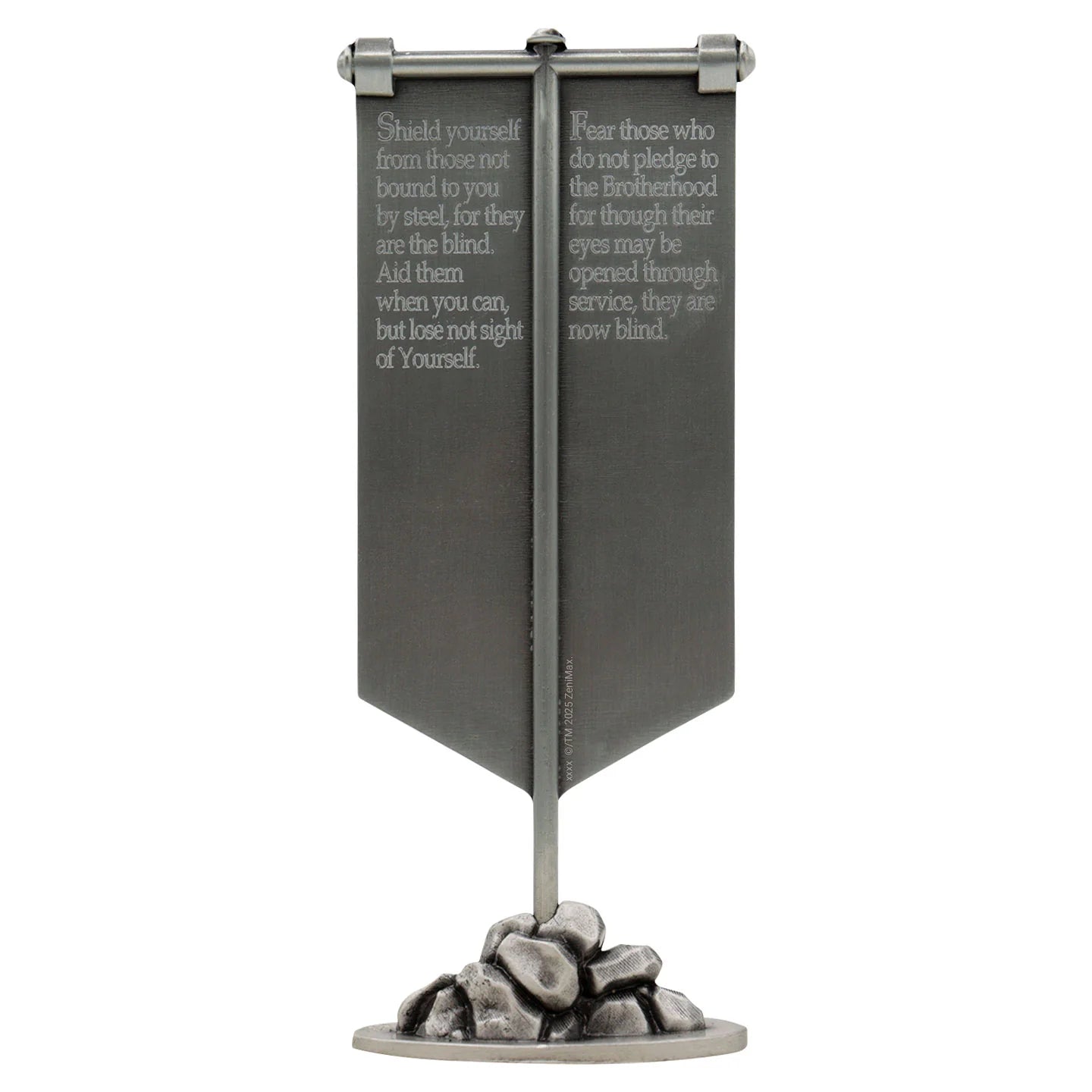 Official Fallout Limited Edition Brotherhood of Steel Metal Banner