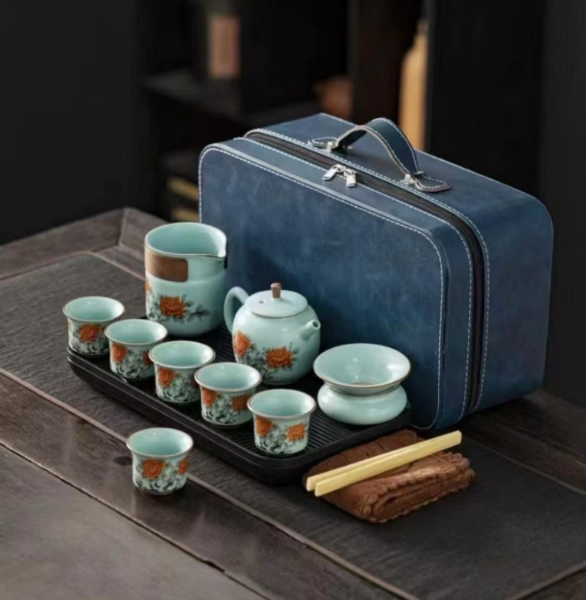 Asian Traditional Teapot 12pcs/set 21