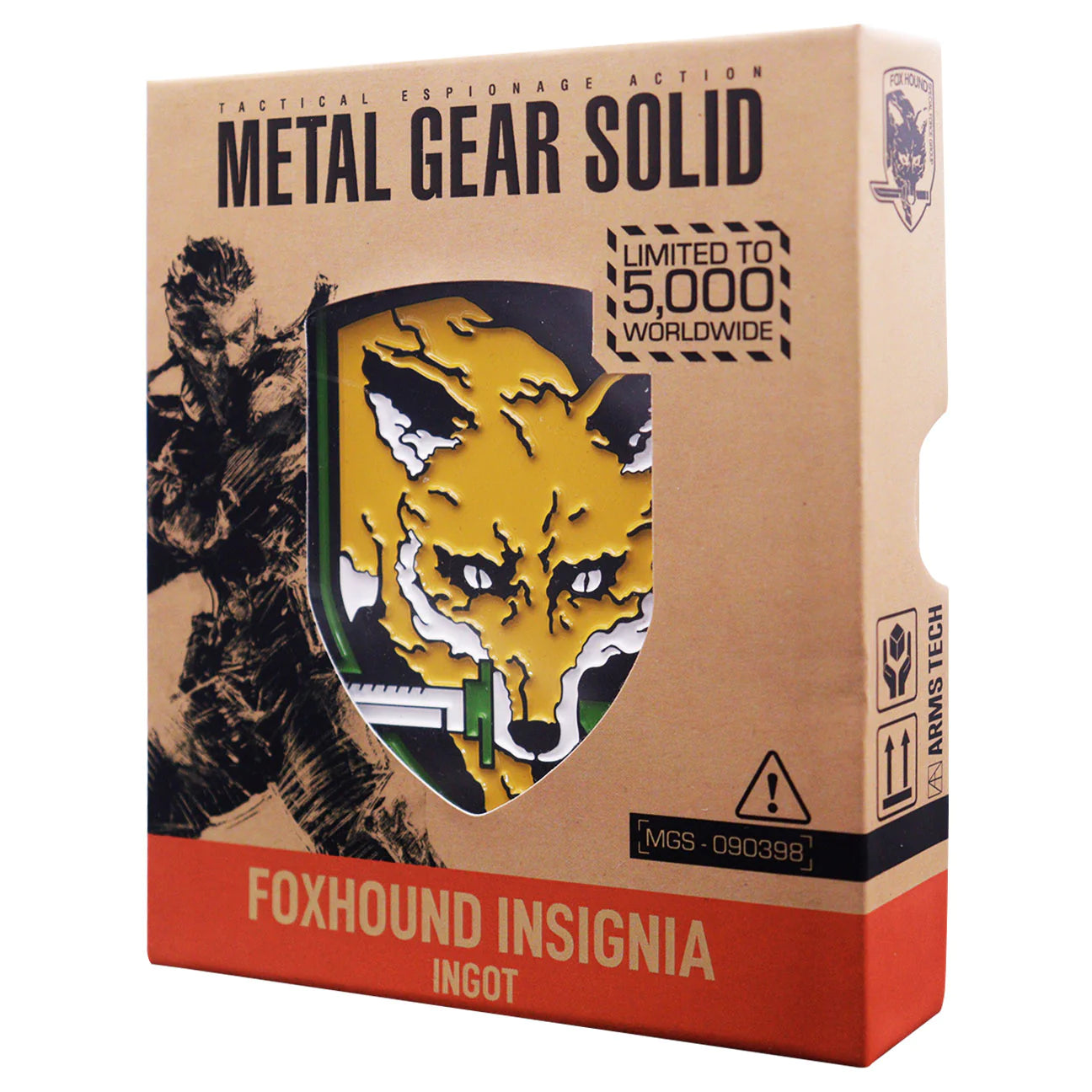 Metal Gear Solid Foxhound Insignia Limited Edition Ingot