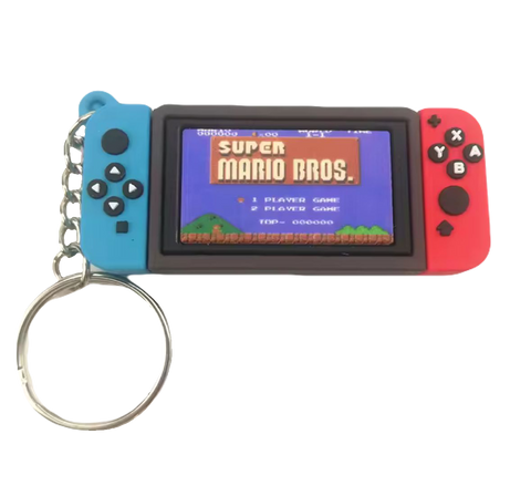 Nintendo Switch Console Super Mario Bros. Silicone Keychain