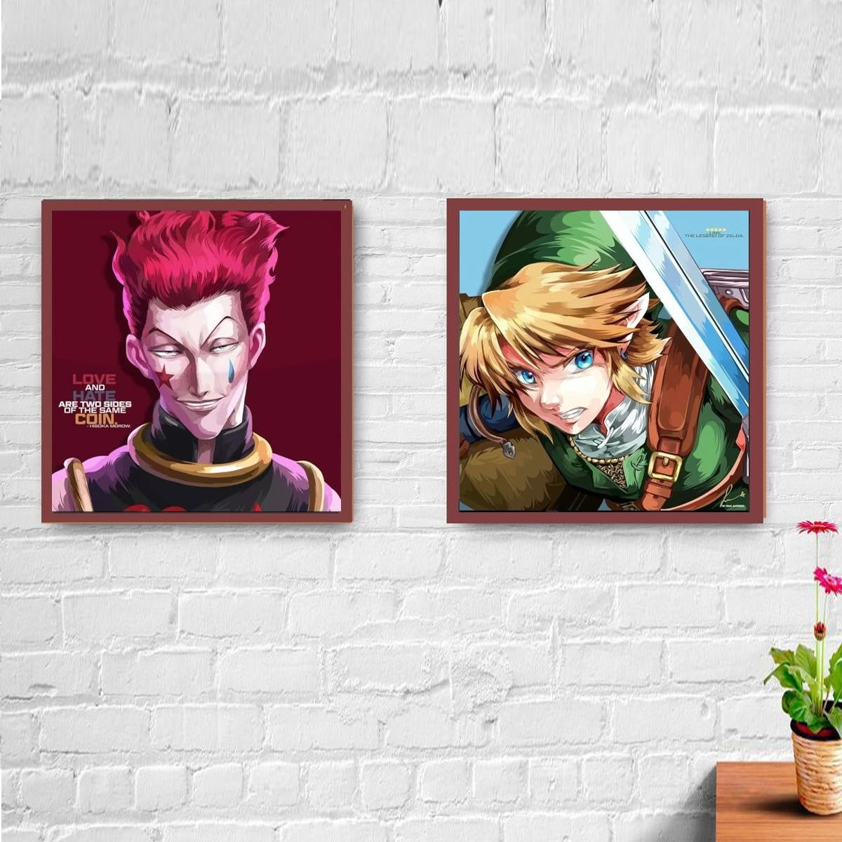 Anime One Piece Roronoa Zoro Frameless Art Painting (30*30 cm)