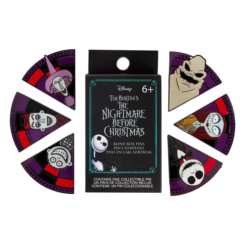 [Horror] Disney Nightmare Before Christmas Blind Box Pins (Glow In The Dark 1pcs Random)