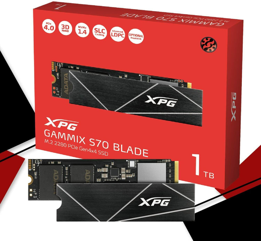 XPG ADATA Internal Solid State Drive GAMMIX S70 Blade, 1TB