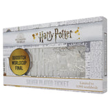 Official Harry Potter Limited Edition .999 Silver Plated Replica Quidditch World Cup Ticket