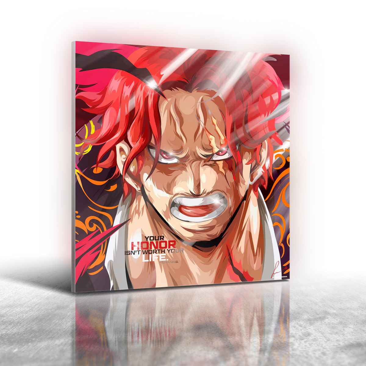 Anime One Piece - Shanks Frameless Art Painting (30*30cm)