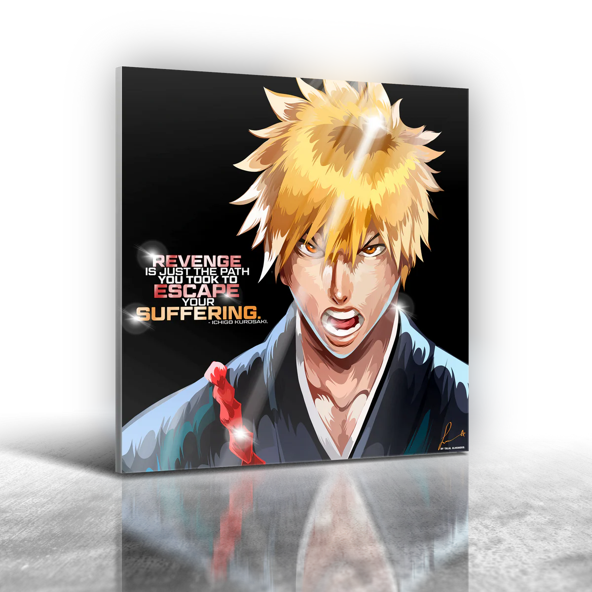 Bleach - Ichigo Kurosaki Frameless Art Painting (30*30cm)