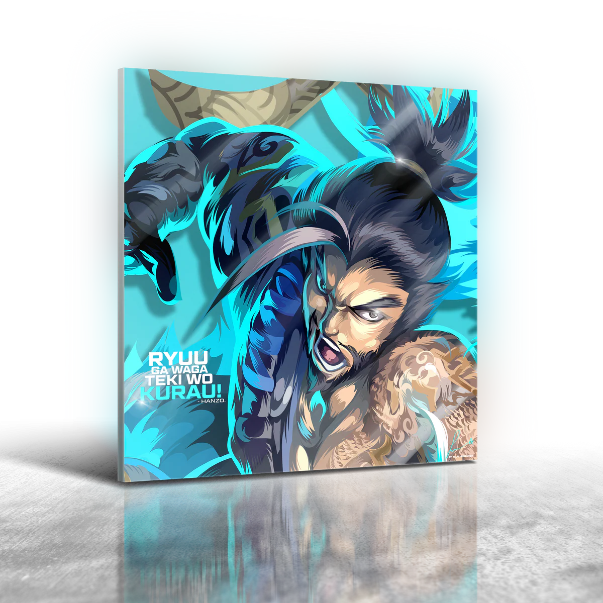 Overwatch - Hanzo Frameless Art Painting (30*30cm)