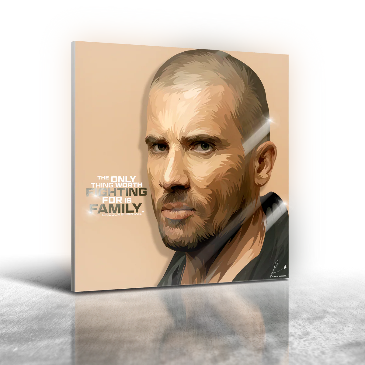 Prison Break - Lincoln Burrows Frameless Art Painting (30*30cm)