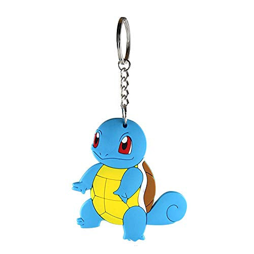 Anime Pokemon Squirtle Silicone Keychain