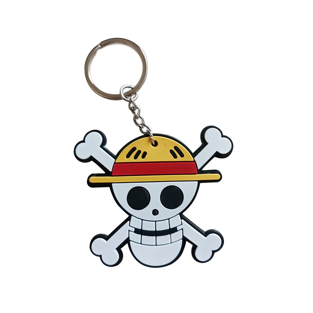 Anime One Piece Silicone Keychain