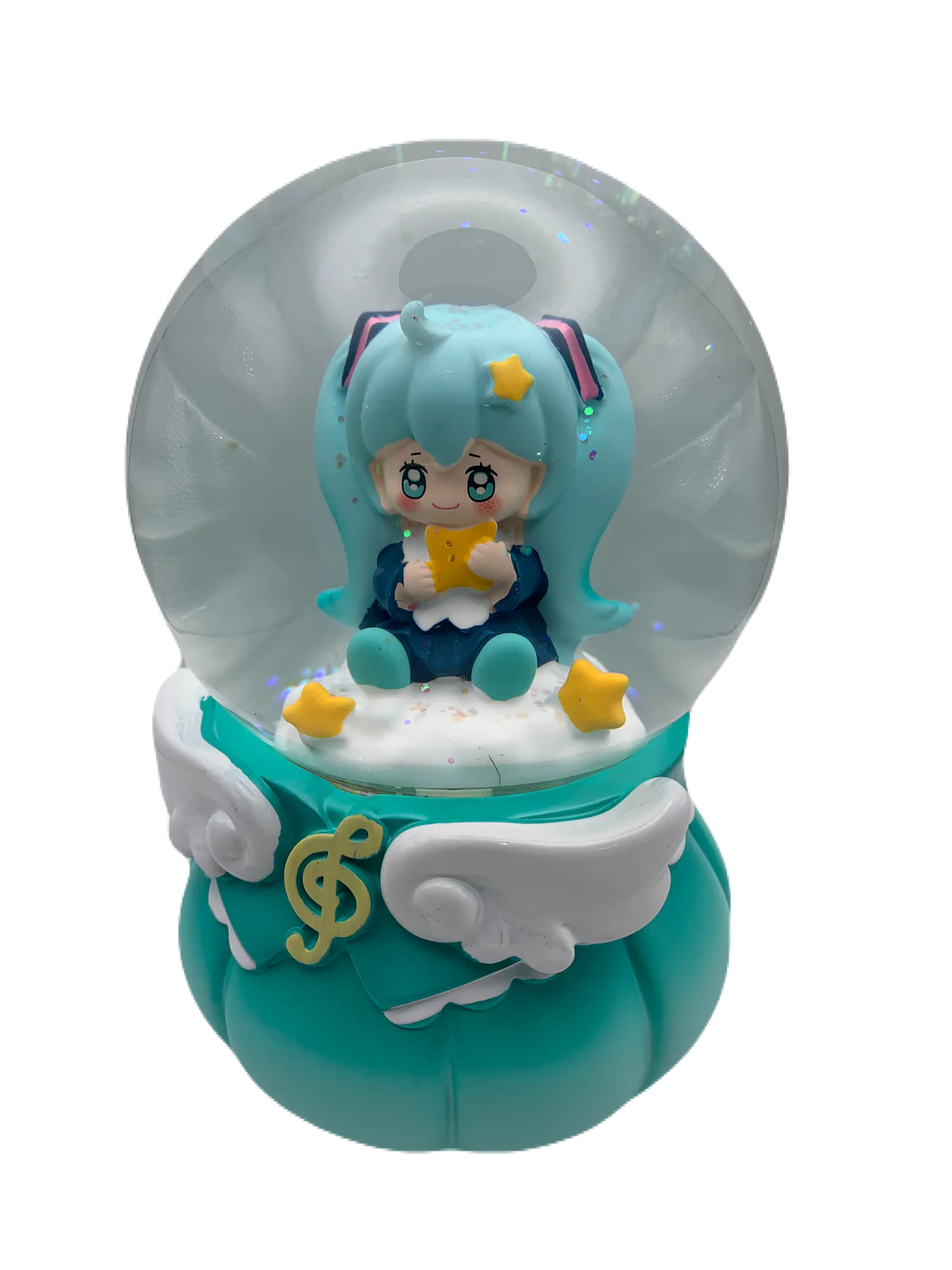Hatsune Miku Musical Snow Globe 3D Crystal Ball, Music Box with Colorful LED Light 3 (17cm)