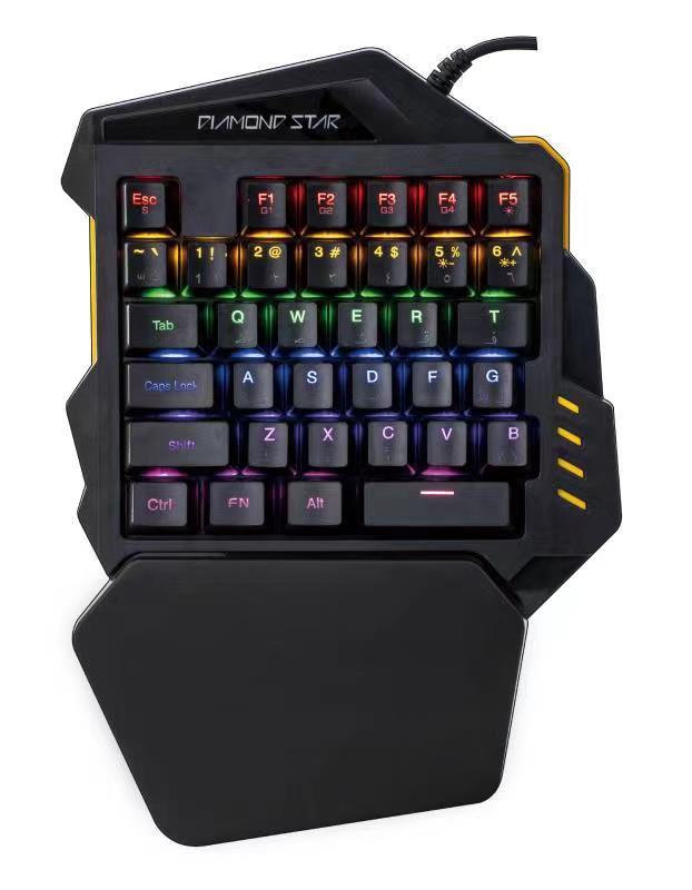 Diamond Star Single Hand Mechanical Keypad