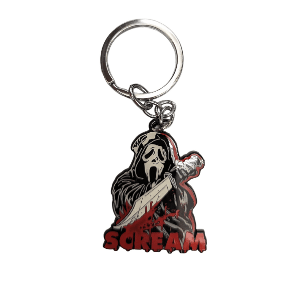 Scream: Ghost Face with Knife Keychain