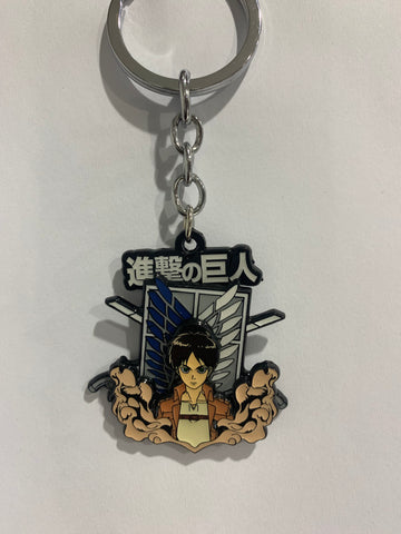 Anime Attack on Titan Rotating Keychain