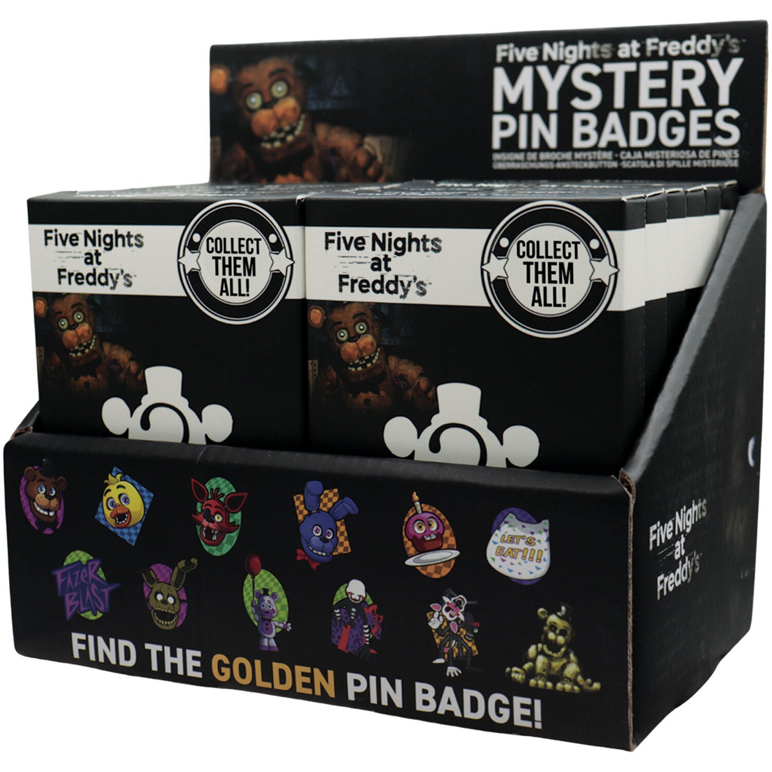 Official Five Nights at Freddy's Mystery Pin Badges Blind Boxes (1pcs)