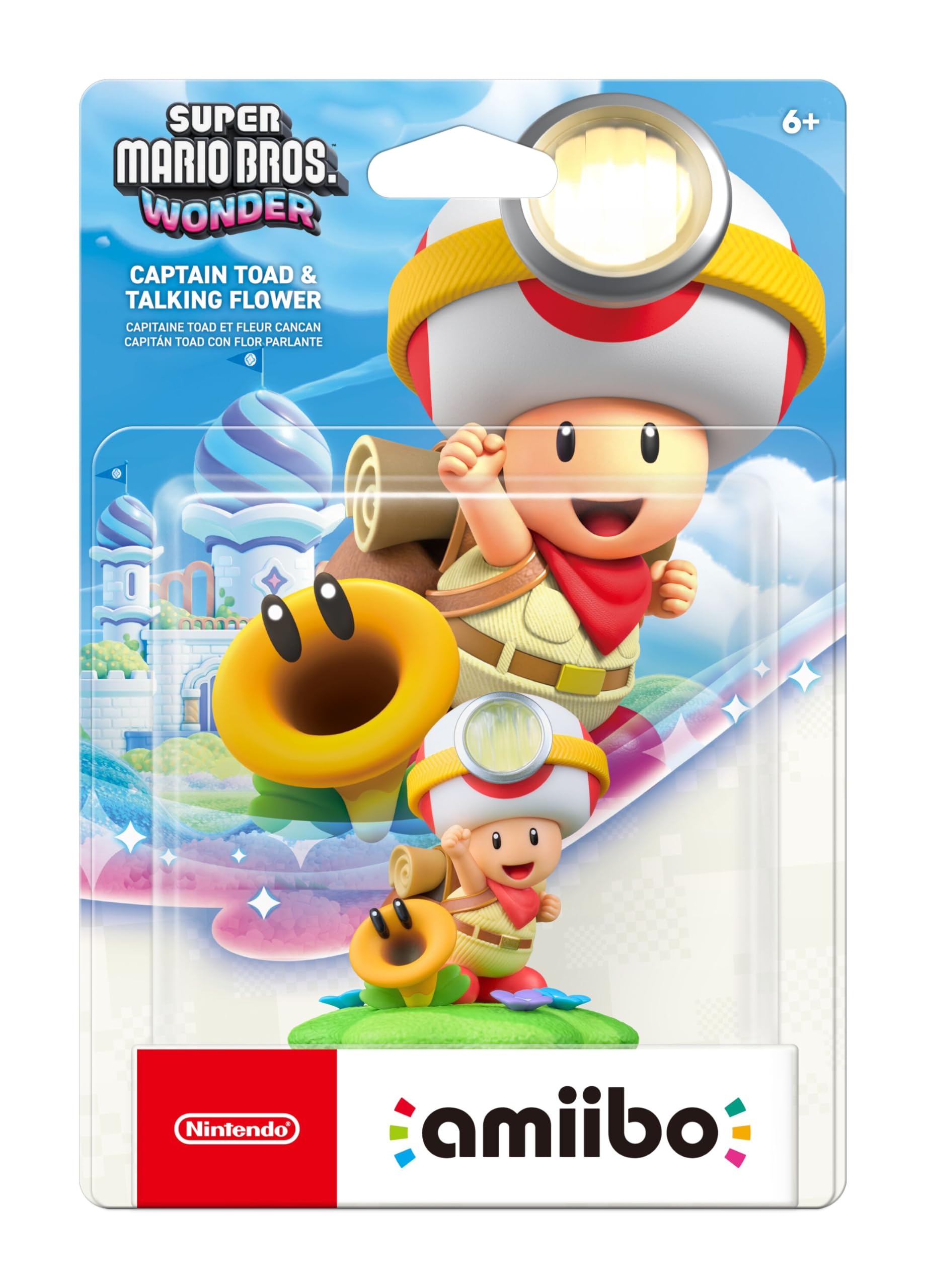 Amiibo Captain Toad & Talking Flower - Super Mario Bros Wonder Series