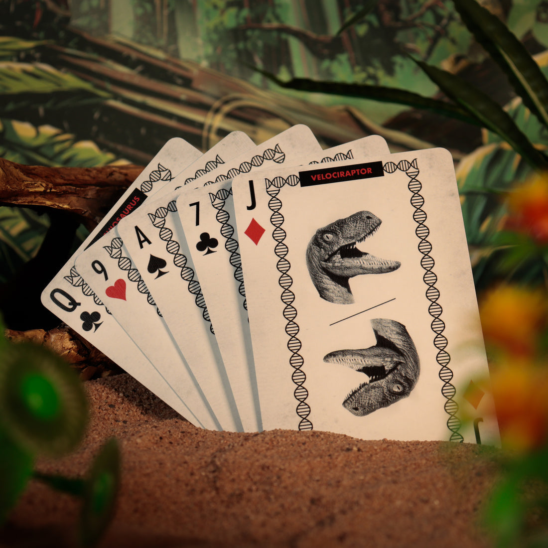 Official Jurassic Park Gift Shop Playing Cards (1 Pack)