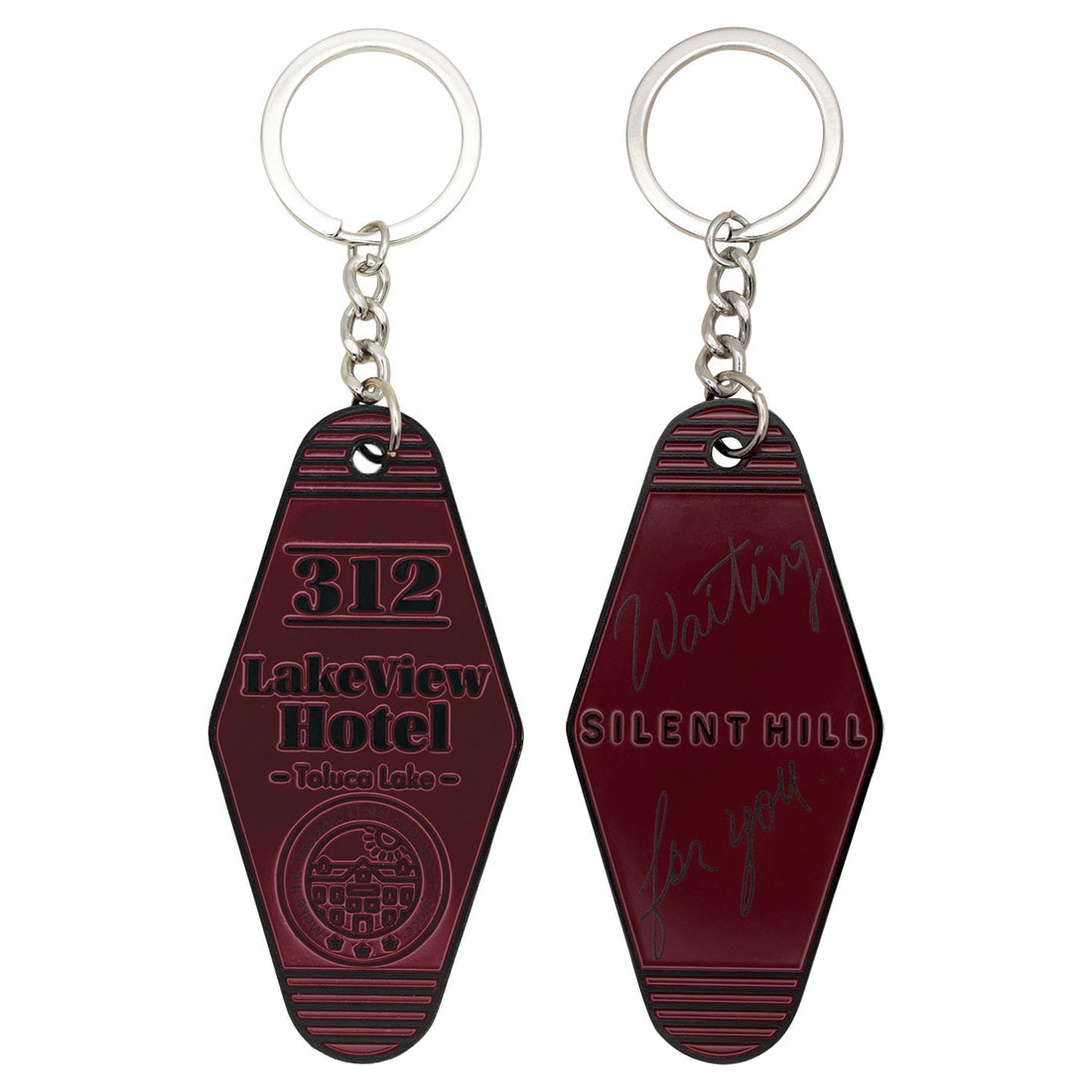 Official Silent Hill 2 - Limited Edition Hotel Keychain - Red Edition Limited to 9,995 Pieces