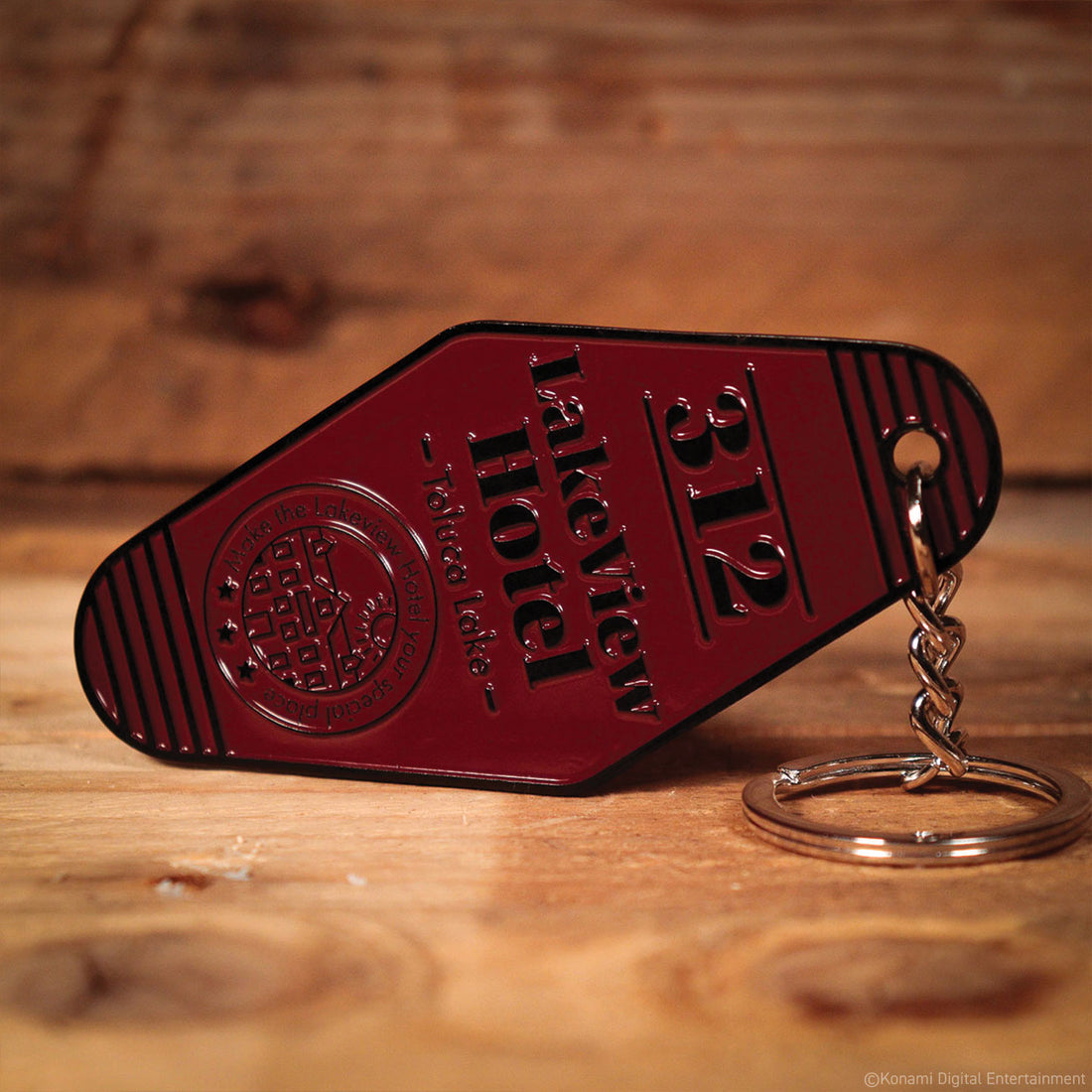 Official Silent Hill 2 - Limited Edition Hotel Keychain - Red Edition Limited to 9,995 Pieces